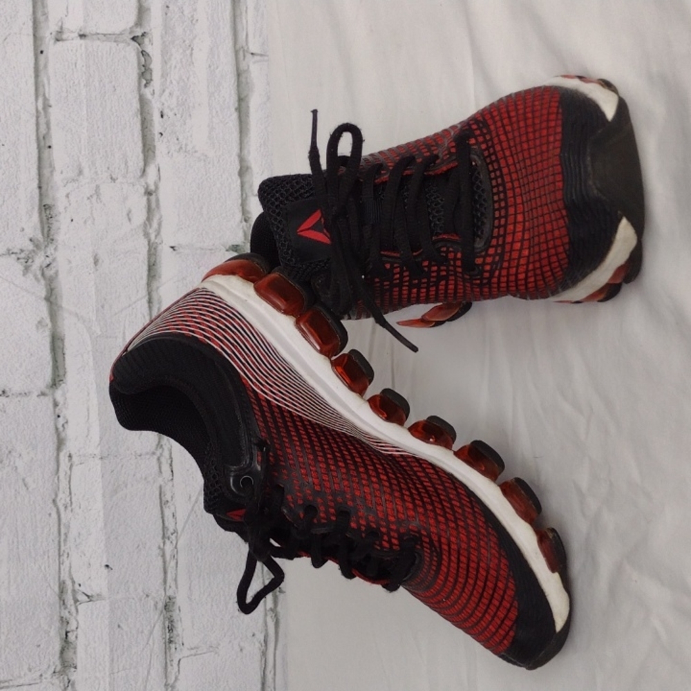 Reebok Red and Black Athletic Running Shoes